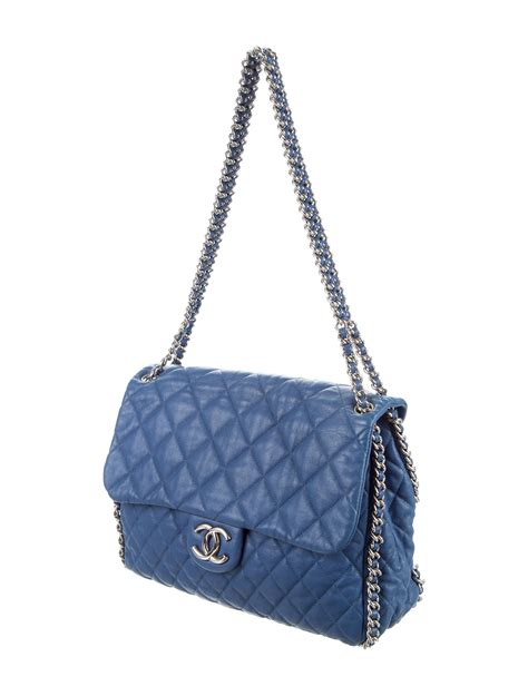 chanel chain around bag blue|Chanel bags outlet online.